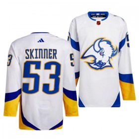 Miesten NHL Buffalo Sabres Pelipaita Jeff Skinner 53 Reverse Retro 2.0 Adidas 2022-23 Valkoinen Authentic